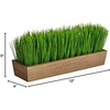 image:image12in Grass Artificial Plant in Decorative Planter