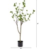 image:imageNearly Natural 10 ft Artificial Minimalist Citrus Tree Bendable Floor Plant4ft