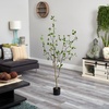 image:imageNearly Natural 10 ft Artificial Minimalist Citrus Tree Bendable Floor Plant5ft