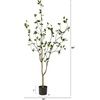 image:imageNearly Natural 10 ft Artificial Minimalist Citrus Tree Bendable Floor Plant5ft