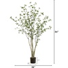 image:imageNearly Natural 10 ft Artificial Minimalist Citrus Tree Bendable Floor Plant7ft