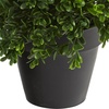 image:imageNearly Natural 10 in Artificial Boxwood Topiary Pot UV Resistant Fake Plant