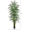 image:imageNearly Natural 12ft UV Resistant Artificial Areca Palm Tree IndoorOutdoor  Full Canopy of Fronds Inspired by Florida Coast