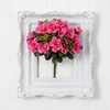 image:imageNearly Natural 13 in Artificial Azalea Pink Flowers Bedroom Decor Set of 4