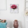 image:imageNearly Natural 13 in Artificial Azalea Pink Flowers Bedroom Decor Set of 4