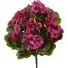 image:imageNearly Natural 13 in Artificial Geranium Bush Set UVResistant Porch DecorBeauty