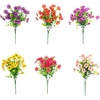 image:imageNearly Natural 13in UV Resistant Artificial Daisy Bush IndoorOutdoor  Set of 12Assorted 1