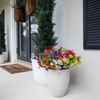 image:imageNearly Natural 13in UV Resistant Artificial Daisy Bush IndoorOutdoor  Set of 12Assorted 1