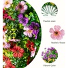 image:imageNearly Natural 13in UV Resistant Artificial Daisy Bush IndoorOutdoor  Set of 12Assorted 1