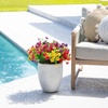 image:imageNearly Natural 13in UV Resistant Artificial Daisy Bush IndoorOutdoor  Set of 12Assorted 2