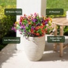 image:imageNearly Natural 13in UV Resistant Artificial Daisy Bush IndoorOutdoor  Set of 12Assorted 3