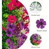 image:imageNearly Natural 13in UV Resistant Artificial Daisy Bush IndoorOutdoor  Set of 12Assorted 3