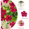 image:imageNearly Natural 13in UV Resistant Artificial Daisy Bush IndoorOutdoor  Set of 12Beauty
