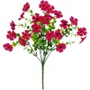 image:imageNearly Natural 13in UV Resistant Artificial Daisy Bush IndoorOutdoor  Set of 12Beauty