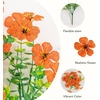 image:imageNearly Natural 13in UV Resistant Artificial Daisy Bush IndoorOutdoor  Set of 12Orange