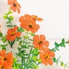 image:imageNearly Natural 13in UV Resistant Artificial Daisy Bush IndoorOutdoor  Set of 12Orange