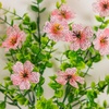 image:imageNearly Natural 13in UV Resistant Artificial Daisy Bush IndoorOutdoor  Set of 12Pink