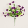 image:imageNearly Natural 13in UV Resistant Artificial Daisy Bush IndoorOutdoor  Set of 12Purple