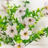 image:imageNearly Natural 13in UV Resistant Artificial Daisy Bush IndoorOutdoor  Set of 12White