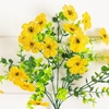 image:imageNearly Natural 13in UV Resistant Artificial Daisy Bush IndoorOutdoor  Set of 12Yellow