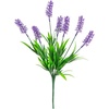 image:imageNearly Natural 13in UV Resistant Artificial Flowering Lavender Bush IndoorOutdoor  Set of 12