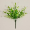 image:imageNearly Natural 13in UV Resistant Artificial Flowering Mini Rose Bush IndoorOutdoor  Set of 12White