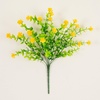 image:imageNearly Natural 13in UV Resistant Artificial Flowering Mini Rose Bush IndoorOutdoor  Set of 12Yellow