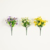 image:imageNearly Natural 13in UV Resistant Artificial Pansy Bush IndoorOutdoor  Set of 12Assorted 1