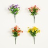 image:imageNearly Natural 13in UV Resistant Artificial Pansy Bush IndoorOutdoor  Set of 12Assorted 2
