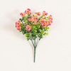 image:imageNearly Natural 13in UV Resistant Artificial Pansy Bush IndoorOutdoor  Set of 12Pink