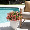 image:imageNearly Natural 13in UV Resistant Artificial Pansy Bush IndoorOutdoor  Set of 12Pink