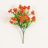 image:imageNearly Natural 13in UV Resistant Artificial Pansy Bush IndoorOutdoor  Set of 12Red