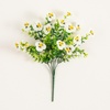 image:imageNearly Natural 13in UV Resistant Artificial Pansy Bush IndoorOutdoor  Set of 12White