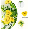 image:imageNearly Natural 13in UV Resistant Artificial Pansy Bush IndoorOutdoor  Set of 12Yellow