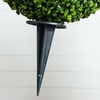 image:imageNearly Natural 14in Artificial Boxwood Topiary Ball for Outdoor Use with Integrated Ground Stake Set of 2 Faux Boxwood Plants for Lawn amp Garden Backyard Home Dcor UV Resistant