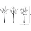 image:imageNearly Natural 14in PreLit Halloween Black Twig Branches with 45 Orange LED Lights  Set of 3