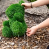 image:imageNearly Natural 14in UV Resistant Artificial Grass Garden Plush Topiary Bear  IndoorOutdoor