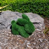 image:imageNearly Natural 14in UV Resistant Artificial Grass Garden Plush Topiary Bunny Rabbit  IndoorOutdoor