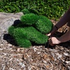 image:imageNearly Natural 14in UV Resistant Artificial Grass Garden Plush Topiary Bunny Rabbit  IndoorOutdoor
