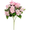 image:imageNearly Natural 14in UV Resistant Artificial Hydrangea Bush IndoorOutdoor  Set of 6Pink