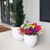 image:imageNearly Natural 14in UV Resistant Artificial Morning Glory Bush IndoorOutdoor  Set of 12Assorted 1