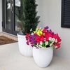 image:imageNearly Natural 14in UV Resistant Artificial Morning Glory Bush IndoorOutdoor  Set of 12Assorted 1
