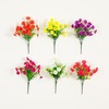image:imageNearly Natural 14in UV Resistant Artificial Morning Glory Bush IndoorOutdoor  Set of 12Assorted 1