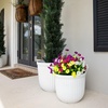 image:imageNearly Natural 14in UV Resistant Artificial Morning Glory Bush IndoorOutdoor  Set of 12Assorted 2