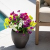 image:imageNearly Natural 14in UV Resistant Artificial Morning Glory Bush IndoorOutdoor  Set of 12Assorted 2