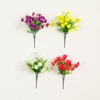 image:imageNearly Natural 14in UV Resistant Artificial Morning Glory Bush IndoorOutdoor  Set of 12Assorted 2