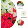 image:imageNearly Natural 14in UV Resistant Artificial Morning Glory Bush IndoorOutdoor  Set of 12Assorted 2