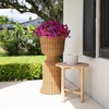 image:imageNearly Natural 14in UV Resistant Artificial Morning Glory Bush IndoorOutdoor  Set of 12Assorted 3