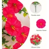 image:imageNearly Natural 14in UV Resistant Artificial Morning Glory Bush IndoorOutdoor  Set of 12Beauty
