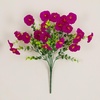 image:imageNearly Natural 14in UV Resistant Artificial Morning Glory Bush IndoorOutdoor  Set of 12Fuchsia